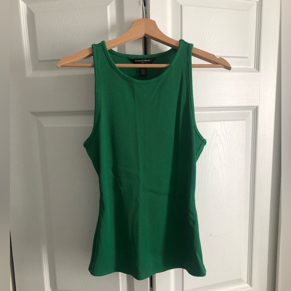 WHBM Green FORME Rib Tank